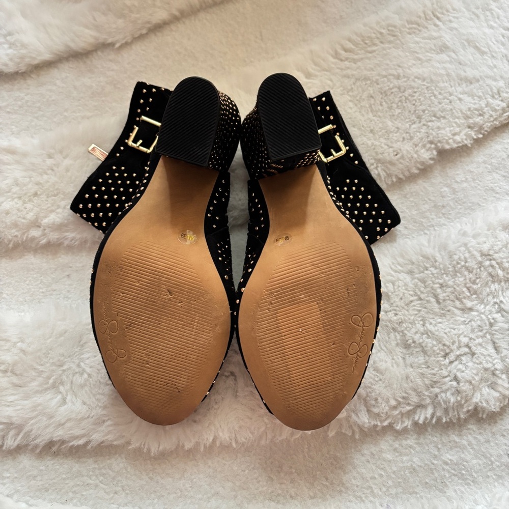 Jessica Simpson Suede Slingback Heels, size 9, 39 - Picture 3 of 11
